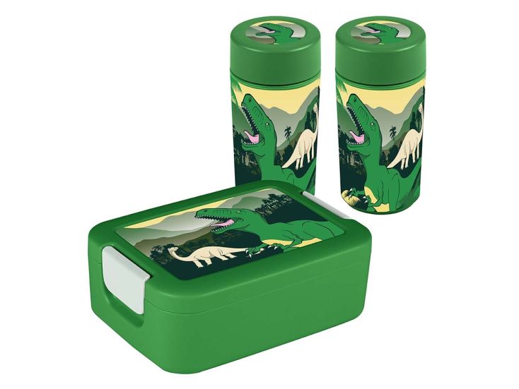 Sigma home Food to go Dino Lunchbox mit Drinkbecher