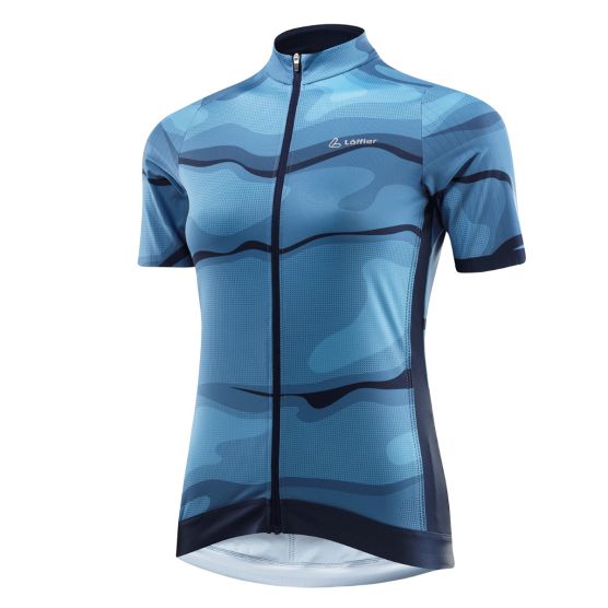 Loeffler Barkly blaues Damen-Radtrikot