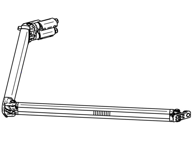 Thule Omnistor Gelenkarm rechts 6300 300 - 500