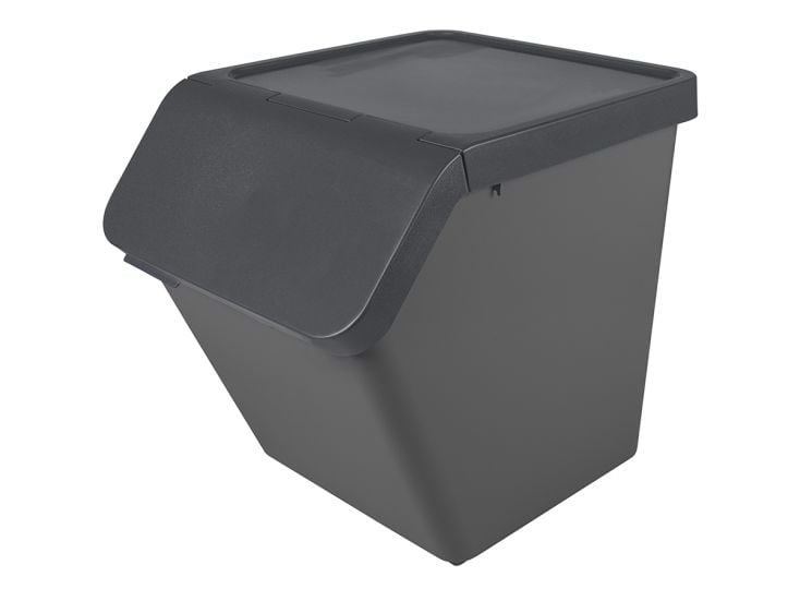 Sunware Sigma 60 Liter sortiereinheit mit Deckel - Anthracite