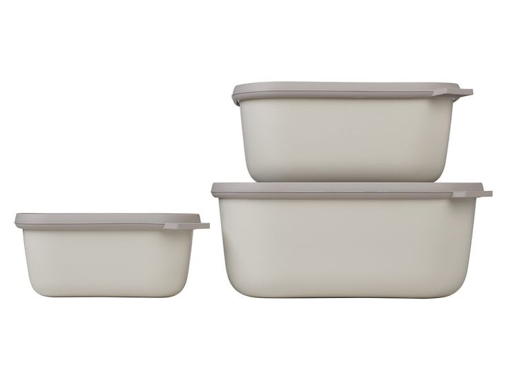 Mepal Cirqula 3-teilige rechteckige XL-Frischhalteboxen
