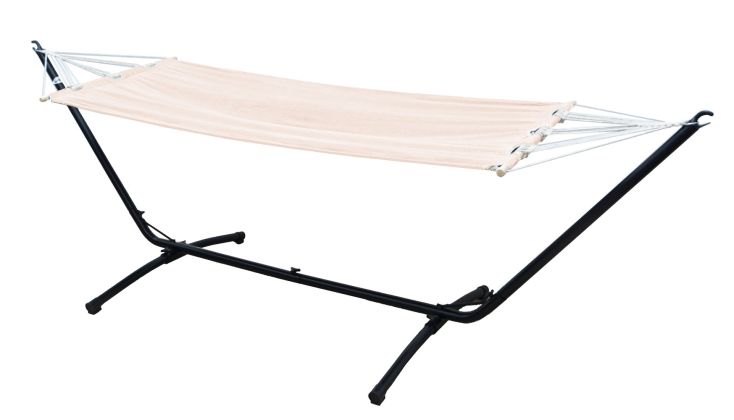 AMANKA 190 cm Outdoor Hängematte mit Gestell - Beige