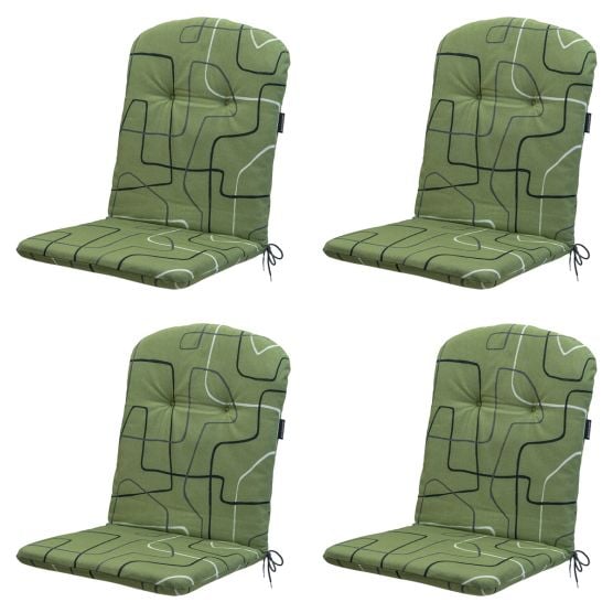 Madison Joah Sage Bucket-Sitzkissen – 4er-Set