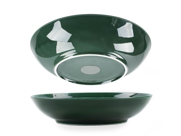 Silwy ⌀21 cm Set von 2 Magnet-Porzellan-Food-Bowls - Green