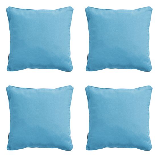 Madison Panama Aqua Dekokissen - 4er-Set