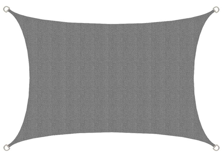 AMANKA 3 x 2 HDPE Sonnensegel - Gray