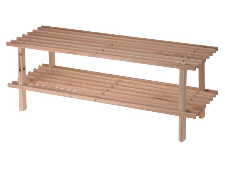 Schuhablage aus Holz