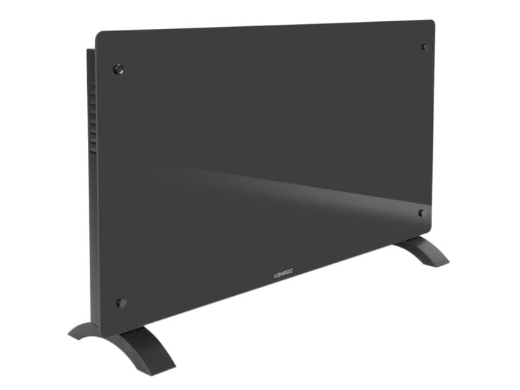 Vonroc 2500 watt glasplatten-konvektorheizgerät - Grey