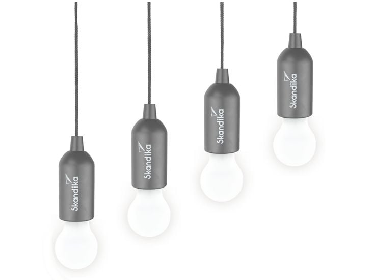 Skandika Narvik 4er-Set LED-Camping-Hängelampen