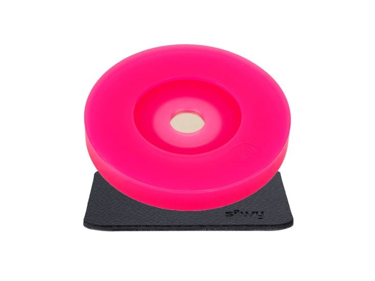 Silwy Stielgläser Magnet-Kondom mit Pad - Pink
