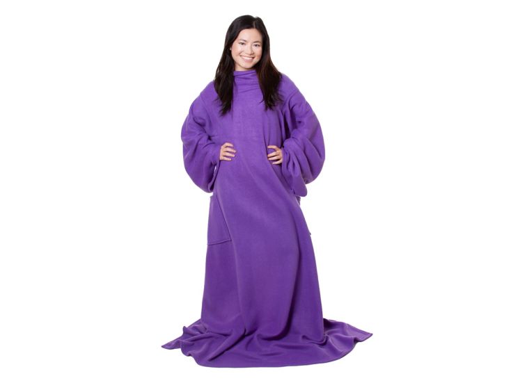 Snuggie Original Fleece-Decke mit Ärmeln - Purple