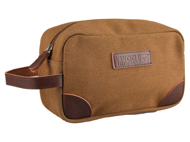 Yakfield Dias Canvas Kulturbeutel - Brown