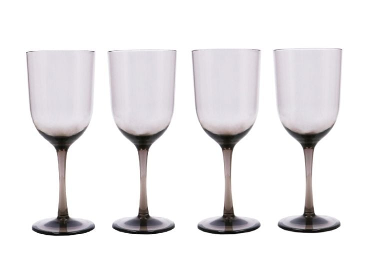 Travellife Feria Smokey Weinglas - Set von 4