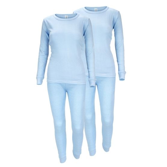 Black Snake Cozy Blue 2er-Pack Damen Thermounterwäsche Set