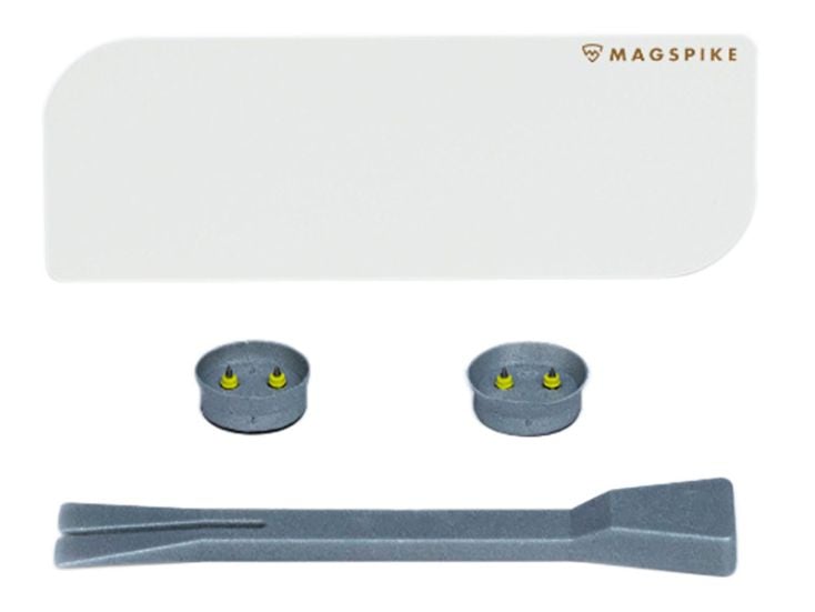 MagSpike Set M Magnetleiste mit Haken - White