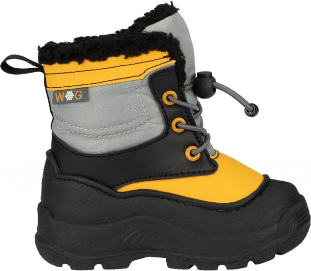 Winter-grip Snow Flake Schneestiefel Jr - Schwarz/Gelb