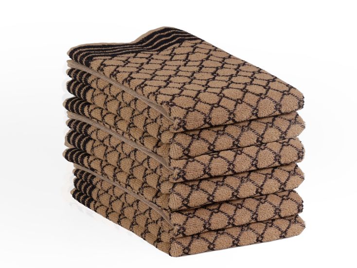 DoubleDry Deluxe 50 x 50 cm 6-er Set Küchentüchern - Beige
