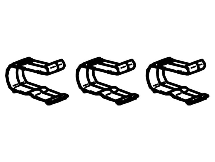 Thule Omnistor Set Positionierungsblöcke Spannstange 3200