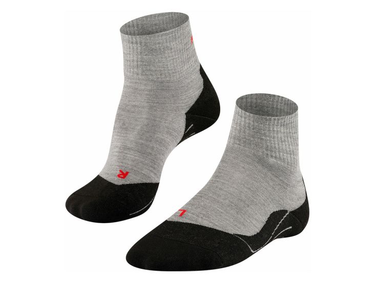 Falke TK5 Short Herren Wandersocken - Light Grey