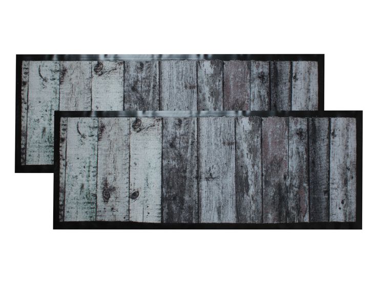Jacks Door Hout 45 x 125 cm Fußmatte - Set von 2