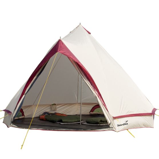 Skandika Comanche 8 Campingzelt (sand/rot)
