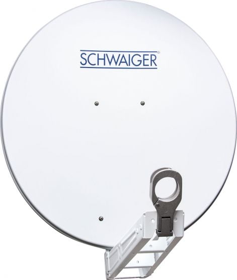 Schwaiger SPI075PW hellgrau 75cm Alu-Spiegel