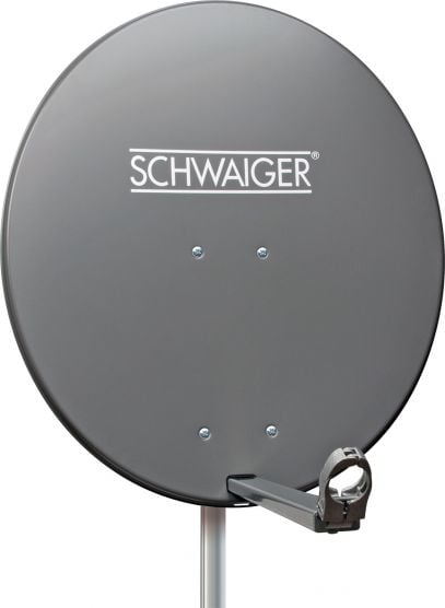 Schwaiger SPI800 anthrazit 80 cm Alu-Spiegel