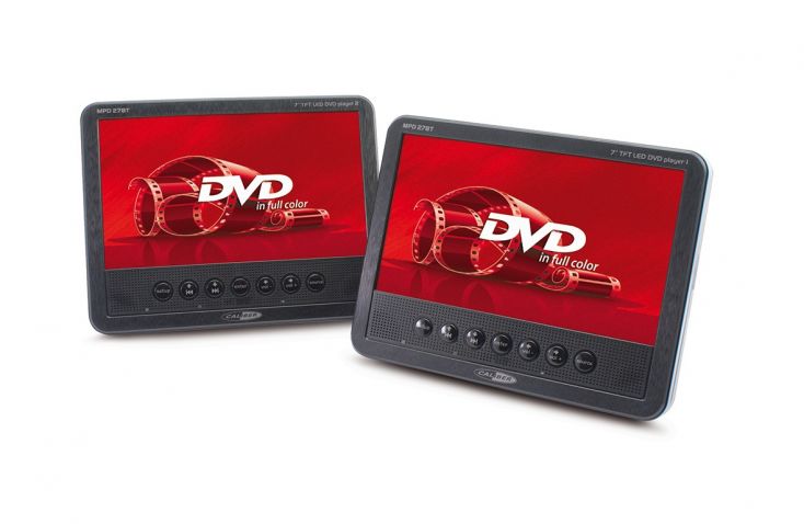MPD278T tragbare DVD-Player-Set von 2-7 Zoll - schwarz