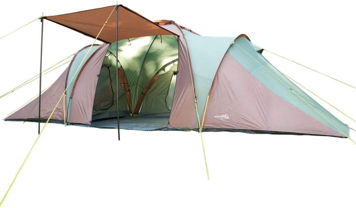 Skandika Daytona XXL braune Kuppelzelt