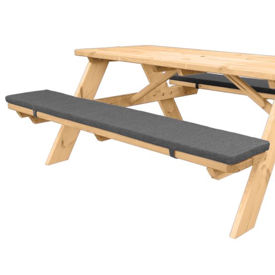 GoedkopePicknicktafels 180 x 30 cm Satz von 2 Sitzkissen