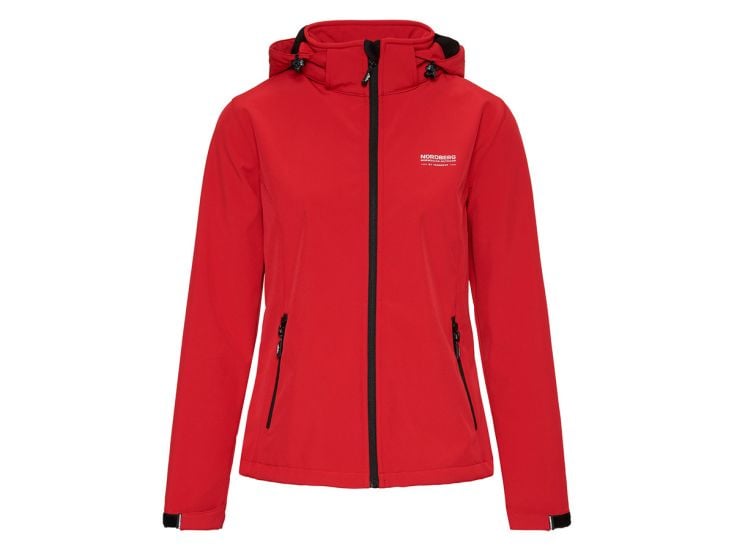 Nordberg Ingrida Red Damen Softshelljacke