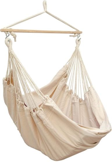 AMANKA 185 x 130 Sicherheits Hängestuhl - Beige