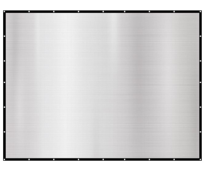 AMANKA 3x4 reflektierendes Aluminium Schattennetz