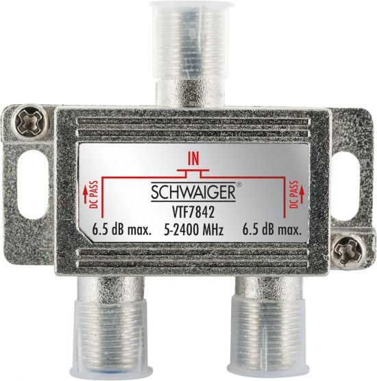 Schwaiger VTF7842 2-fach 6,5 dB Verteiler