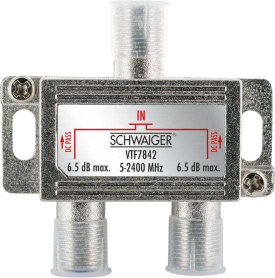 Schwaiger VTF7842 2-fach 6,5 dB Verteiler