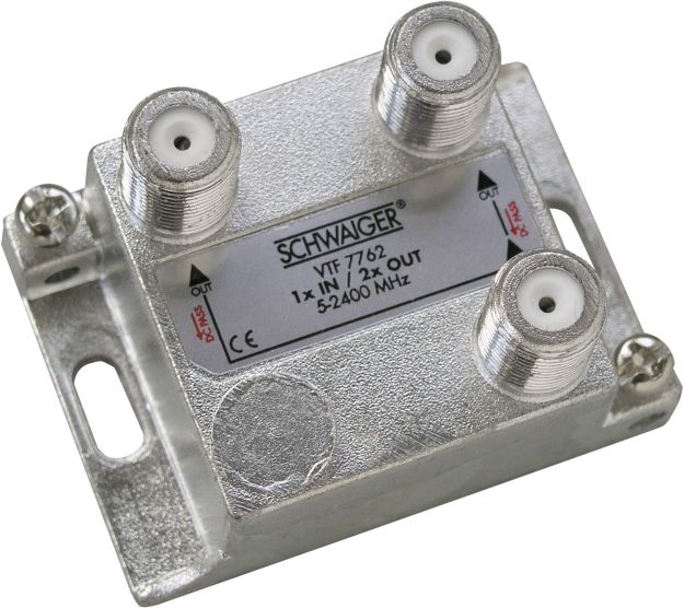 Schwaiger VTF776 2-fach 4 dB Verteiler
