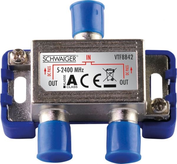 Schwaiger VTF8842 2-fach 5 dB kabelverteiler