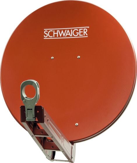 Schwaiger SPI075PW ziegelrot 75cm Alu-Spiegel