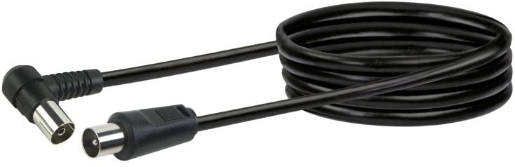 Schwaiger KVKW30 3 Meter Schwarzes Winkelantennekabel