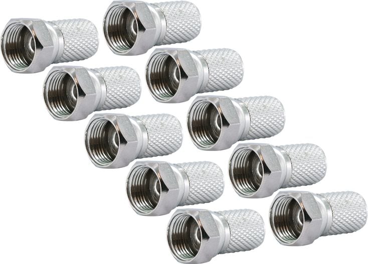 Schwaiger FST7510 7,5 mm Satz mit 10 F-Steckern