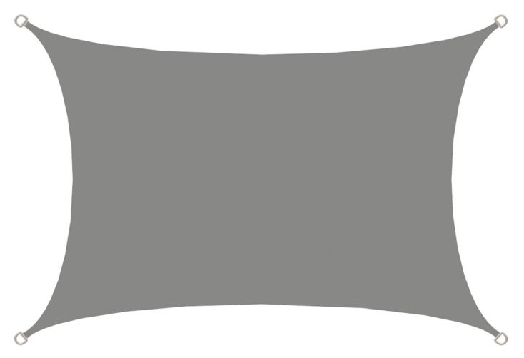 AMANKA 3 x 4 wasserabweisendes Polyester Sonnensegel