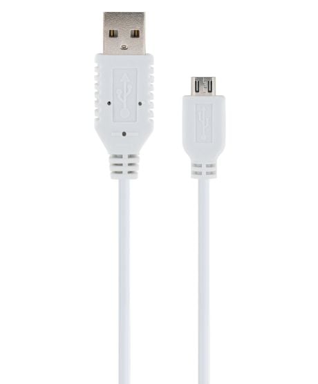 Schwaiger LK200M 2 Meter weißes Micro-USB-Ladekabel