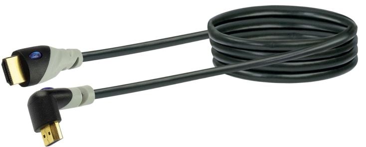 Schwaiger HDMW30 3 Meter gewinkelte High Speed HDMI-Kabel