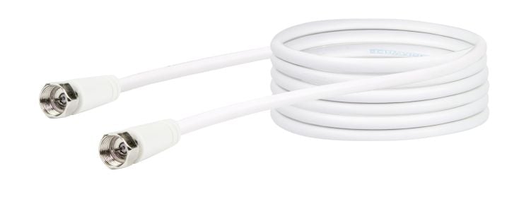 Schwaiger KVC230 3 Meter weißes Satellitenkabel
