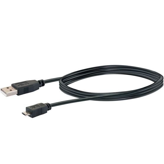 Schwaiger CK1511 1 Meter schwarzes USB 2.0-Anschlusskabel