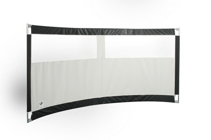 ESVO gebogen Mistral PVC 300 mit schmale Fenster Windschutz