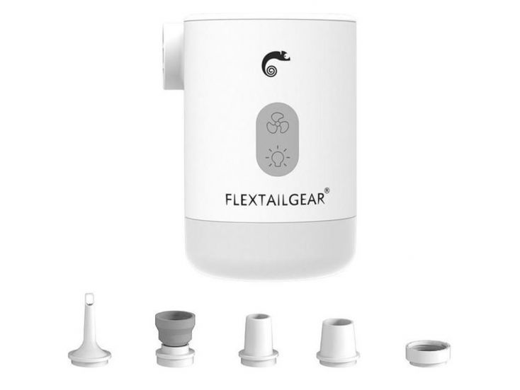 Flextail Gear Max Pump 2 Pro Weiße Luftmatratzenpumpe