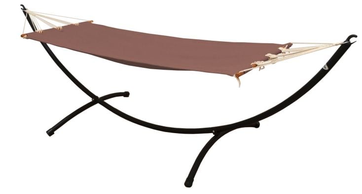 AMANKA 300 x 100 Hängematte mit Gestell - Brown