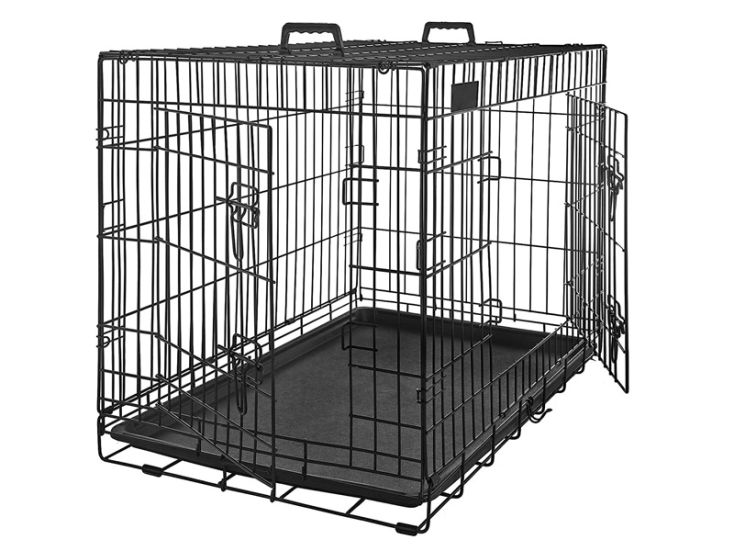 122 x 74 x 71 cm schwarze XXL Hundebox