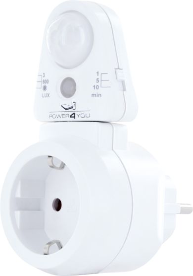 Schwaiger Zwischensteckdose mit PIR Bewegungssensor